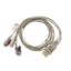 Picture of Philips Compatible 3 Lead Reusable ECG Lead Wire Snap
