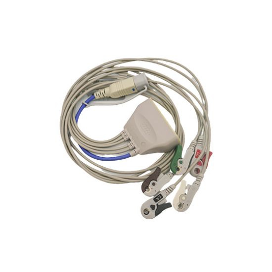 Picture of Philips MX40 Compatible 5 Lead w/SpO2 Reusable Pinch