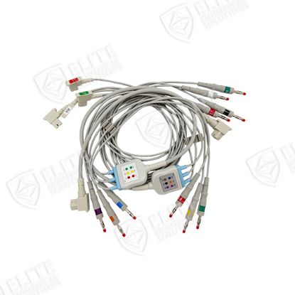 Picture of Philips Compatible EKG Leadwire, 10 Leads, Banana, Adult/Pediatric, AHA