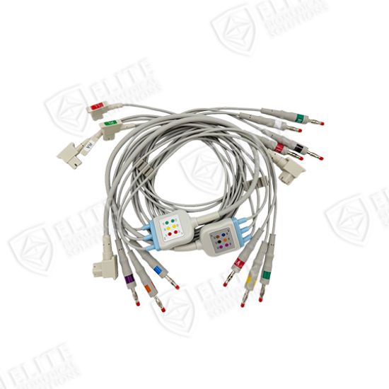 Picture of Philips Compatible EKG Leadwire, 10 Leads, Banana, Adult/Pediatric, AHA