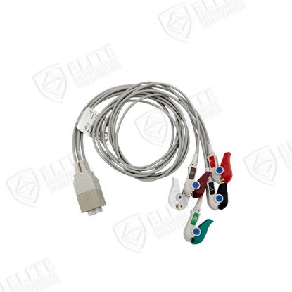 Picture of GE/Marquette Compatible ECG Telemetry Leadwire