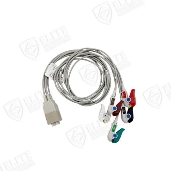 Picture of GE/Marquette Compatible ECG Telemetry Leadwire