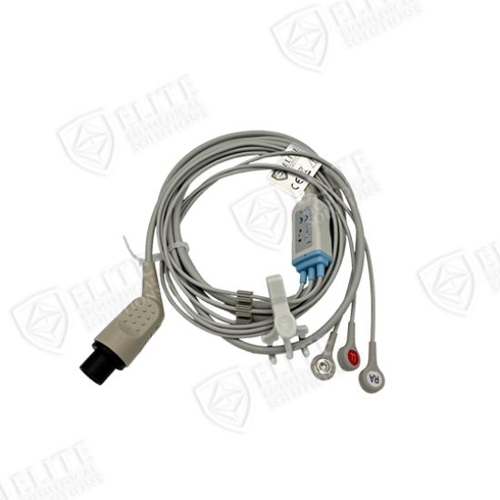 Picture of Zoll Compatible 3-Lead ECG Cable