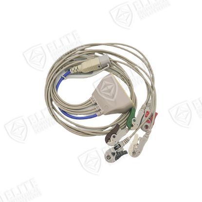 Picture of Philips MX40 Compatible 5 Lead w/SpO2 Reusable Pinch