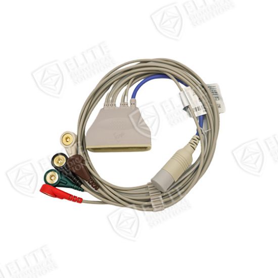 Picture of Philips MX40 Compatible 5 Lead w/SpO2 Reusable Snap