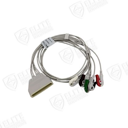 Picture of Philips MX40 Compatible 5 Lead without SpO2 Reusable Pincher/Grabber