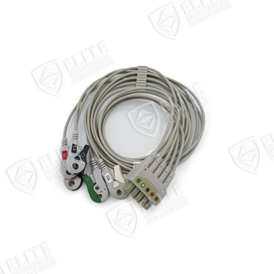 Picture of GE/Marquette Compatible Reusable ECG 5 Lead Wire Pincher/Grabber