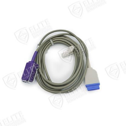 Picture of GE/Marquette Compatible SpO2 Adapter Cable 10ft